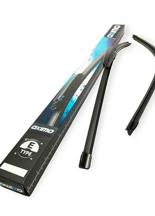 Щетки дворника oximo модельные безкаркасные (к-т 2шт) e-type 550 + мм