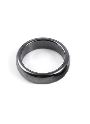 Каблочка на палец finding кольцо гематитовый внутренний размер 18 мм темно-серый толщина 2.6 мм