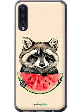 Чехол на samsung galaxy a30s a307f енотик с арбузом "4605u-1804-7673"
