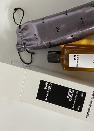 Тестер mancera roses vanille парфумована вода (ліц.) 120мл