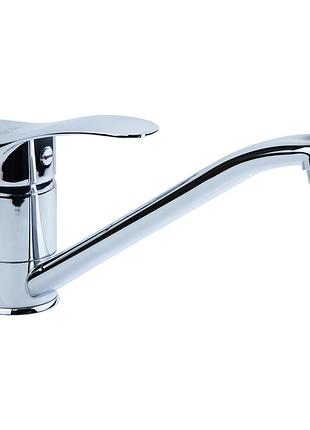 Смеситель tau se-2b245c однорычажный для кухни с длинным изливом для комфортного использования и экономи dm-11