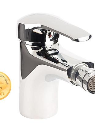 Змішувач hm ø40 для біде хромонікелевий з керамічним картриджем для установки на гайці. dm-11