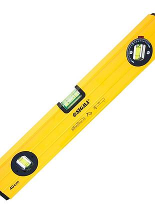 Уровень с поворотной капсулой sigma 40 см для точного выравнивания и контроля горизонтальности и вертика dm-11