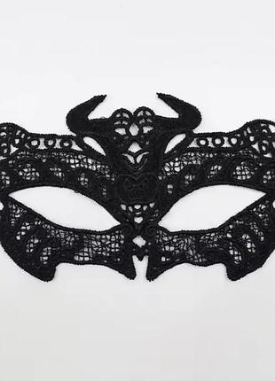 Маска карнавал для лица унисекс one size черный