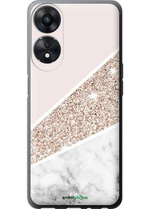 Чехол на oppo a58 5g пастельный мрамор "4342u-2950-7673"