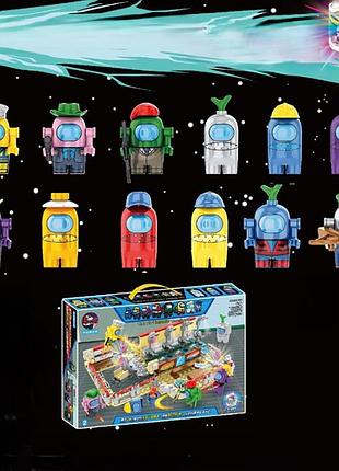 Детский конструктор among us 82299 лего, космический шатл амонг ас 397 деталей