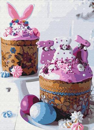 Картина по номерам "пасхальные пасочки" bs51826, 40х50 см