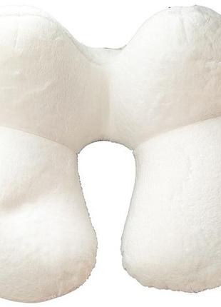 Дорожная подушка с наполнителем из шариков полистирола 3d livarno home белая