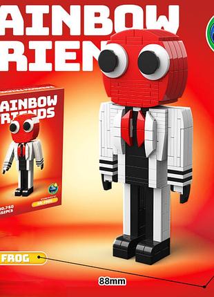 Детский конструктор большой персонаж герой радужные друзья, лего фигурки rainbow friends красный