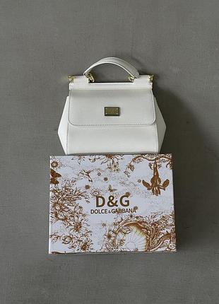 Сумка жіноча sicily 21cm білий дольче габбана
