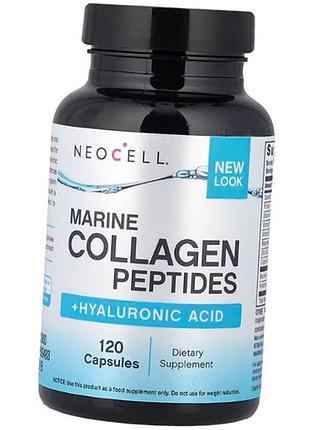 Морской коллаген и гиалуроновая кислота, marine collagen, neocell 120капс (68342008)