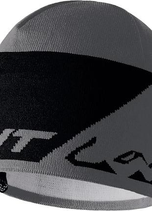 Шапка dynafit leopard logo beanie gray/pink