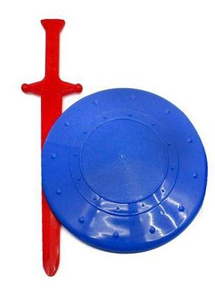 Уцінка. ігровий набір "щит і меч", синій — немає меча