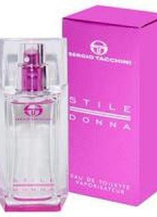 Sergio tacchini stile donna туалетная вода 30мл