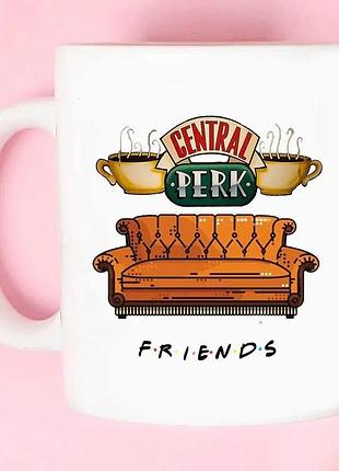 Чашка с принтом "friends" central perk