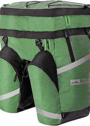 Велосипедний рюкзак travel extreme te mono 60l green