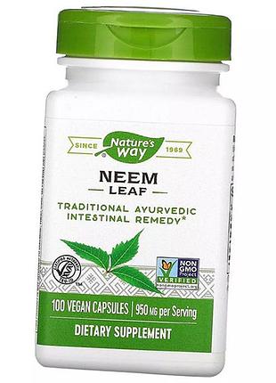 Лист нима, neem, nature's way 100вегкапс (71344056)