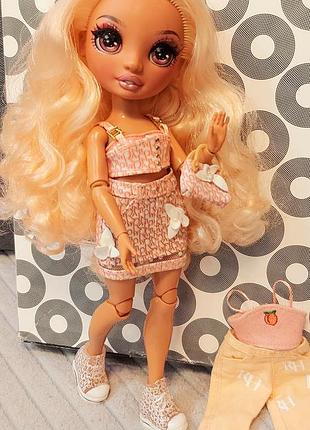 Лялька rainbow high рейнбоу хай персик джорджія блум peach georgia bloom