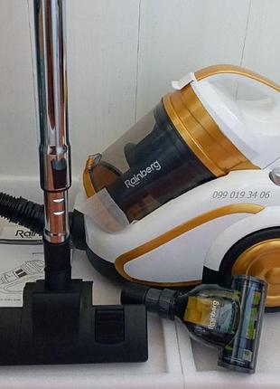 Пылесос контейнерный rainberg rb-658 tb 5200вт 5 л c турбощеткой (2 шт/ящ)
