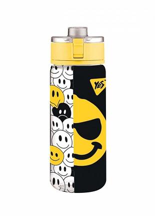 Пляшка для води пластикова "yes" melt smile 600мл 707955