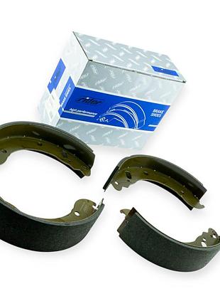 Колодки тормозные газ 3302, 2705, 2217 задние (к-кт 4 шт) rider