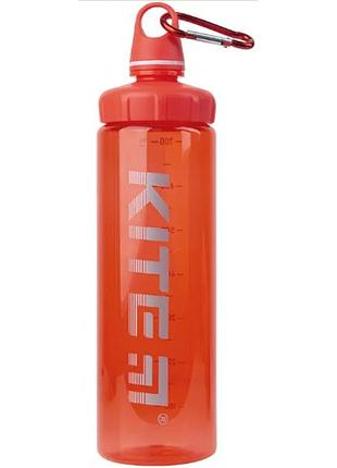 Пляшка для води пластикова "kite" 750мл,червона k22-406-01