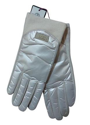 Рукавички сенсорні жіночі зима one size молочний