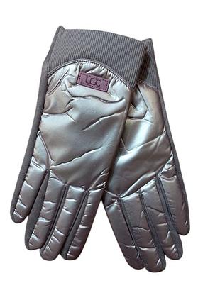 Перчатки сенсорные женские зима one size розовый