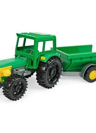 Трактор фермер з причепом в коробці