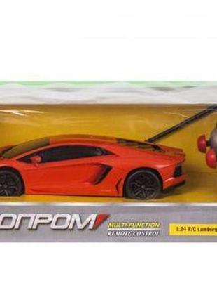 Уцінка. машинка на веселокеруванні "lamborghini lp700" із серії "автопром" (жовтогаряча) — встановлена, ні