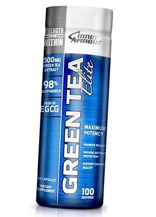 Екстракт зеленого чаю, green tea elite, inner armour 100капс (71097001)
