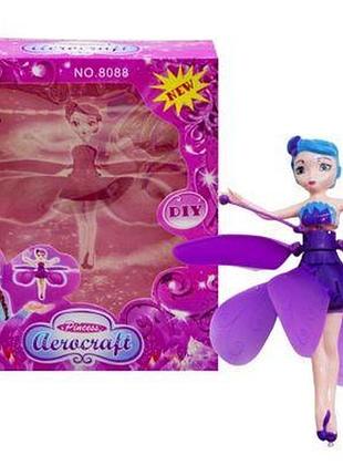 Уценка. кукла "aerocraft: летающая фея", фиолетовый - заносит в бок