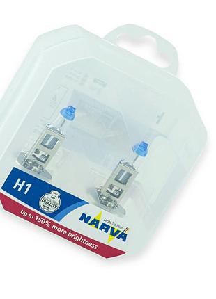 Автолампа h1 12v 55 w narva pr 150% (пара)
