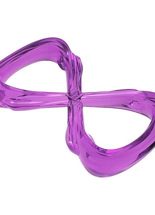 Игрушка для собак waudog fun durable восьмёрка, термопластичная резина, 200 мм, фиолетовый