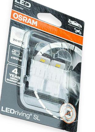 Автолампа светодиодная бц 12-21 white 1.4w 6000k osram (2шт)