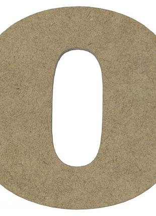 Літера українська 8см "о" мдф 5мм