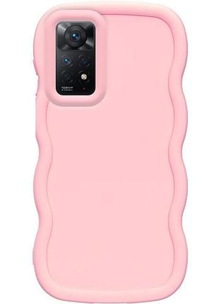 Чохол tpu ripple для xiaomi redmi note 11 pro 4g/5g pink