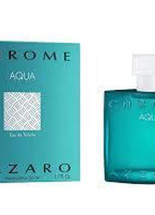 Azzaro chrome aqua туалетная вода 100мл