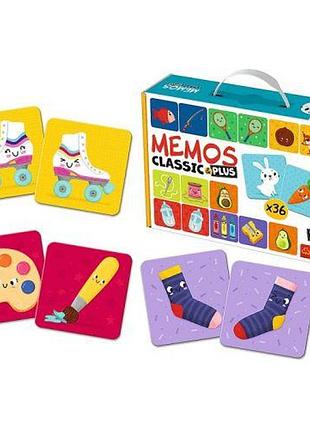 Настільна гра - "мемос класичні плюс 36 карт логіка /trefl