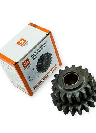 Блок шестерень газ-53 заднього ходу старий зразок (дк) dk