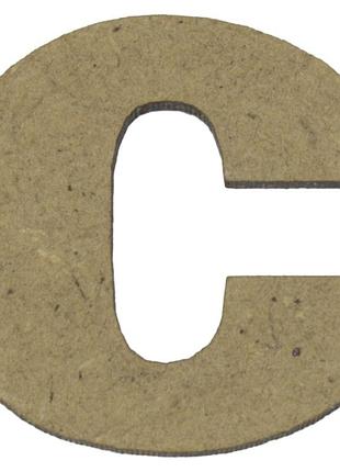 Літера українська 3см "с" мдф 3мм