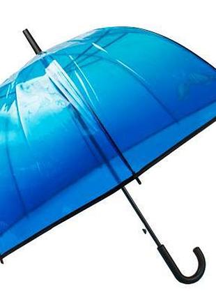 Парасолька-тростина жіночий напівавтомат happy rain
