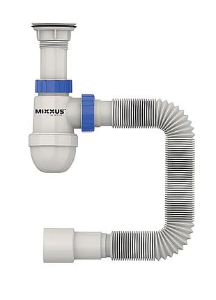 Сифон для умывальника mixxus su-06-a 1 1/2"x40 с пластиковым выпуском (mi8183)