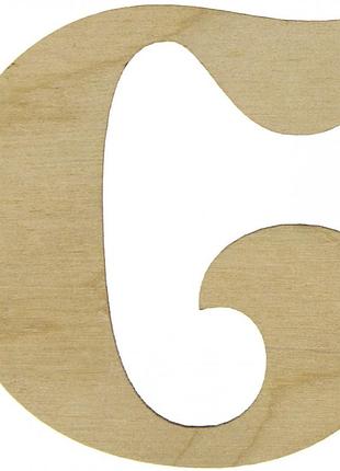 Літера англійська 6см "c" фанера