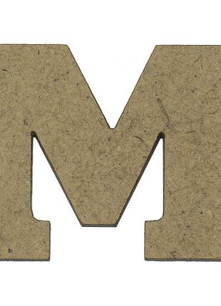 Літера українська 3см "м" мдф 3мм