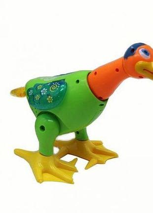 Уценка музыкальная игрушка "утка" qun da toys не ходит. поврежденная упаковка.