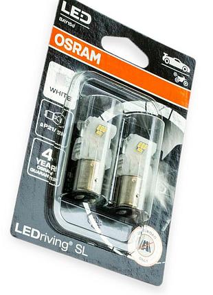 Автолампа светодиодная а 12-21 5 white 2w 6000k osram