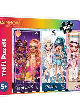 Пазлы "mga rainbow high",100 элементов