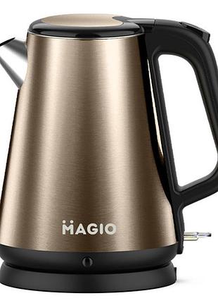 Электрочайник magio mg-971 термостойкий 1.7 л 1500 вт