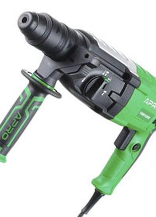 Перфоратор 1050 вт, швидкознімний sds-plus, удар 3,5 дж, 5100 уд/хв 3 режими, реверс (кейс) apro